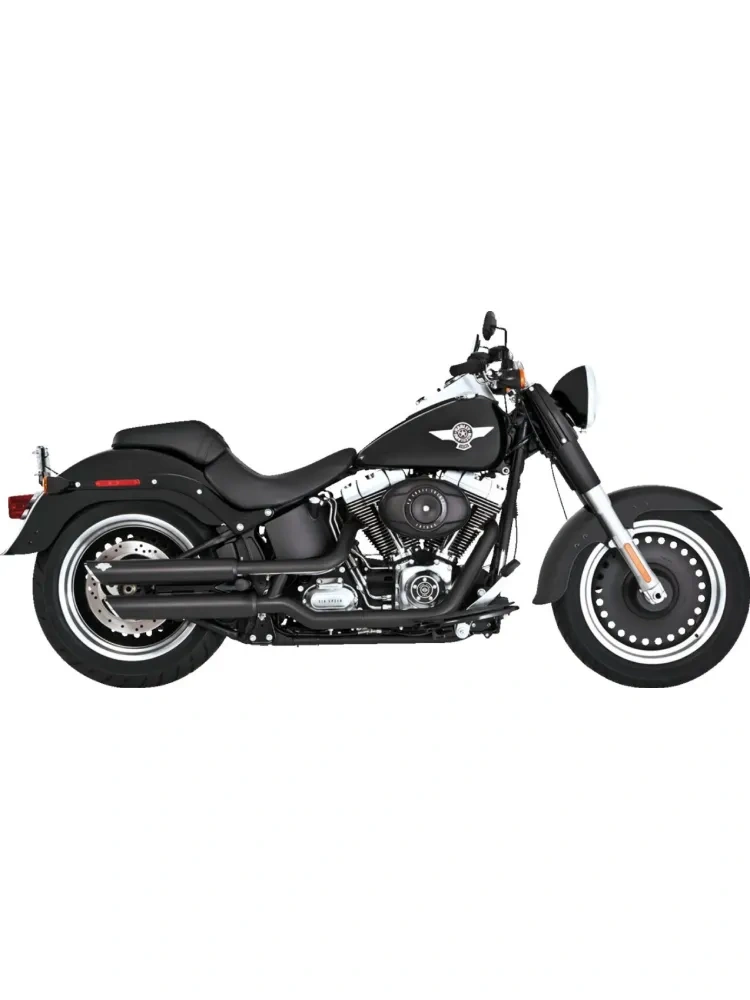 Tłumik motocyklowy Vance & Hines 3" Twin Slash Harley Davidson Fat Boy 1584 (07-09) czarny matowy