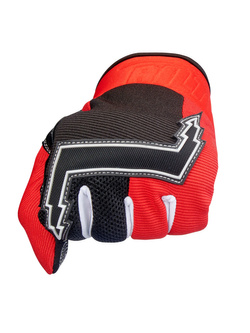 Rękawice cross Biltwell Baja czerwono-czarne