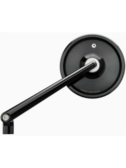 Lusterko motocyklowe uniwersalne Motogadget Mo.view Classic aluminiowe, czarne [długość ramienia: 150 mm]