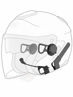 Interkom motocyklowy Sena 10U do kasku Shoei J-CRUISE