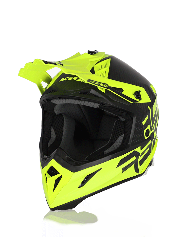Kask enduro Acerbis Steel Carbon czarno-żółty