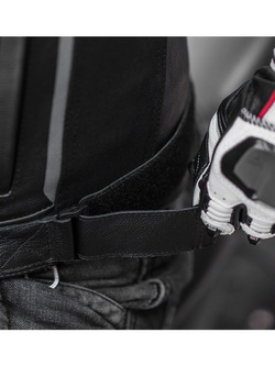 Kurtka motocyklowa Shima Bandit czarno-biało-czerwona