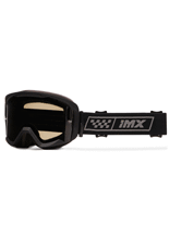 Gogle motocyklowe iMX Endurance Race szaro-czarne matowe