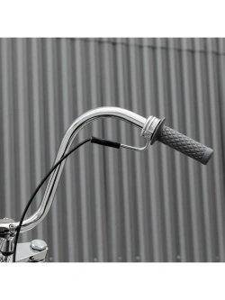 Manetki motocyklowe Biltwell Thruster TPV do kierownic o średnicy 25.4 [mm] szare