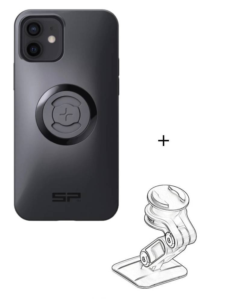 Zestaw do samochodu: etui na telefon iPhone 12/12 Pro + mocowanie SP Connect