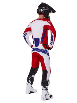 Spodnie cross Alpinestars MX Racer Veil czerwono-białe