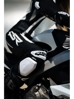 Kombinezon motocyklowy damski dwuczęściowy 4SR RR Power AR czarno-biały
