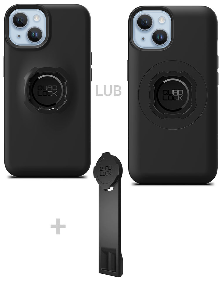 Zestaw: etui na telefon iPhone 14 oraz adapter do statywu Quad Lock