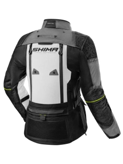 Kurtka motocyklowa damska tekstylna Shima Tracker szara