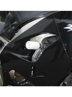 Crash pady R&G do Kawasaki ZX9-R F (02-03) białe