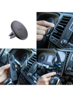 Zestaw do samochodu: etui na telefon iPhone 16e + mocowanie SP Connect