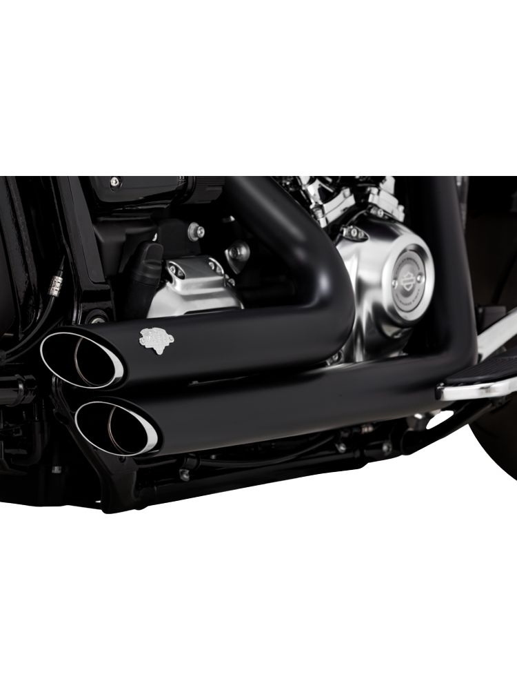 Pełny układ wydechowy Vance & Hines Shortshots Staggered Harley Davidson FLFB 1750 ABS/ FXBR 1750 ABS (18-20)/ FXDR 1868 ABS (19) Czarny Mat