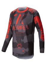 Bluza cross Alpinestars MX Racer Hollow szaro-pomarańczowa