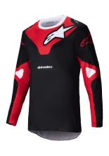 Bluza cross Alpinestars MX Racer Veil czarno-czerwona