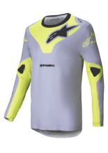 Bluza cross Alpinestars MX Racer Veil szaro-żółta