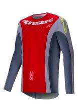 Bluza cross Alpinestars MX Techstar Melt czerwono-szara