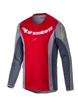 Bluza cross Alpinestars MX Youth Racer Melt czerwono-szara