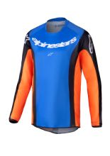 Bluza cross Alpinestars MX Youth Racer Melt pomarańczowo-niebieska