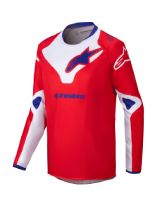 Bluza cross Alpinestars MX Youth Racer Veil czerwono-biała