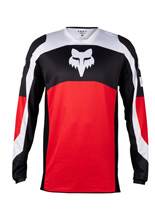 Bluza enduro Fox 180 Nitro czarno-biało-czerwona