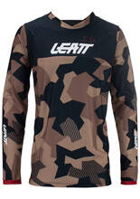 Bluza enduro Leatt Moto 4.5 Enduro Stone czarno-brązowa