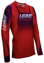 Bluza enduro Leatt Moto 4.5 Lite Sunburn czerwono-niebieska