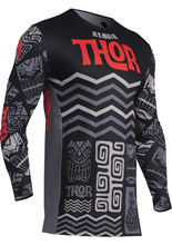 Bluza enduro Thor Prime Aloha czarno-szara