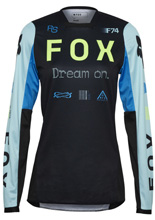 Bluza enduro damska Fox 180 Race Spec czarno-niebieska