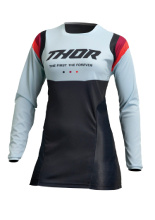 Bluza enduro damska Thor Pulse Rev czarno-zielona