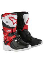 Buty cross dziecięce Alpinestars MX Tech 3S Kids czarno-biało-czerwone