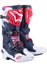 Buty enduro Alpinestars MX Tech 10 Supervented niebieskio-czerwone