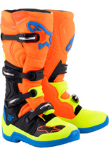 Buty enduro Alpinestars MX Tech 5 pomarańczowe-fluo