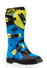 Buty enduro dziecięce Sidi Flame niebiesko-zielono-czarne