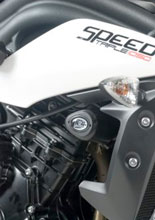 Crash pady Aero R&G do Triumph Speed Triple (11-15), Speed Triple R (12-18), Speed Triple RS (18-20), Speed Triple S (16-18) (góra)