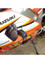 Crash pady R&G do Suzuki GSX-R600 (01-03) czarne