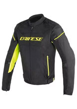 Damska kurtka tekstylna Dainese D-Frame Tex czarna-fluo