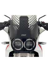 Deflektory motocyklowe WRS do szyby Ducati Desert X (22-23) przyciemniane
