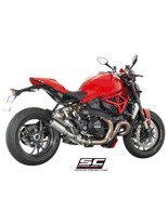 Dwa Tłumiki CR-T Slip-on SC-Project do Ducati MONSTER 1200 R [16-17]