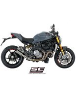 Dwa Tłumiki CR-T Slip-on SC-Project do Ducati MONSTER 1200 S [17]