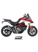 Dwa Tłumiki CR-T Slip-on SC-Project do Ducati MULTISTRADA 1200 [15-17]