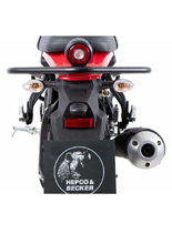 Gmole tylne Hepco&Becker do Yamaha XSR 125 (21-) czarne