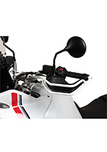 Handguardy osłona oryginalnych handbarów Hepco&Becker do Ducati DesertX (22-) białe