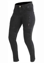 Jeansowe spodnie motocyklowe damskie Trilobite Parado Monolayer Black