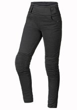 Jeansy motocyklowe damskie Büse Leggings M11 czarne