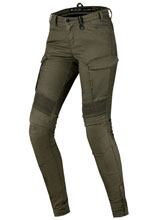 Jeansy motocyklowe damskie Shima Giro 2.0 khaki