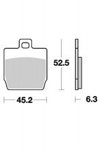 KLOCKI HAMULCOWE SBS 145 HF