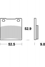 KLOCKI HAMULCOWE SBS 556 DC