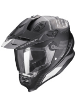 Kask adventure Scorpion ADF-9000 Air Desert matowy czarno-srebrny