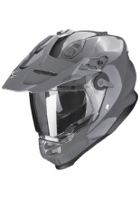 Kask adventure Scorpion ADF-9000 Air Solid szary połysk