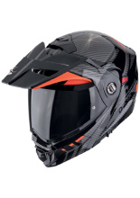 Kask adventure Scorpion ADX-2 Lewis czarno-czerwony